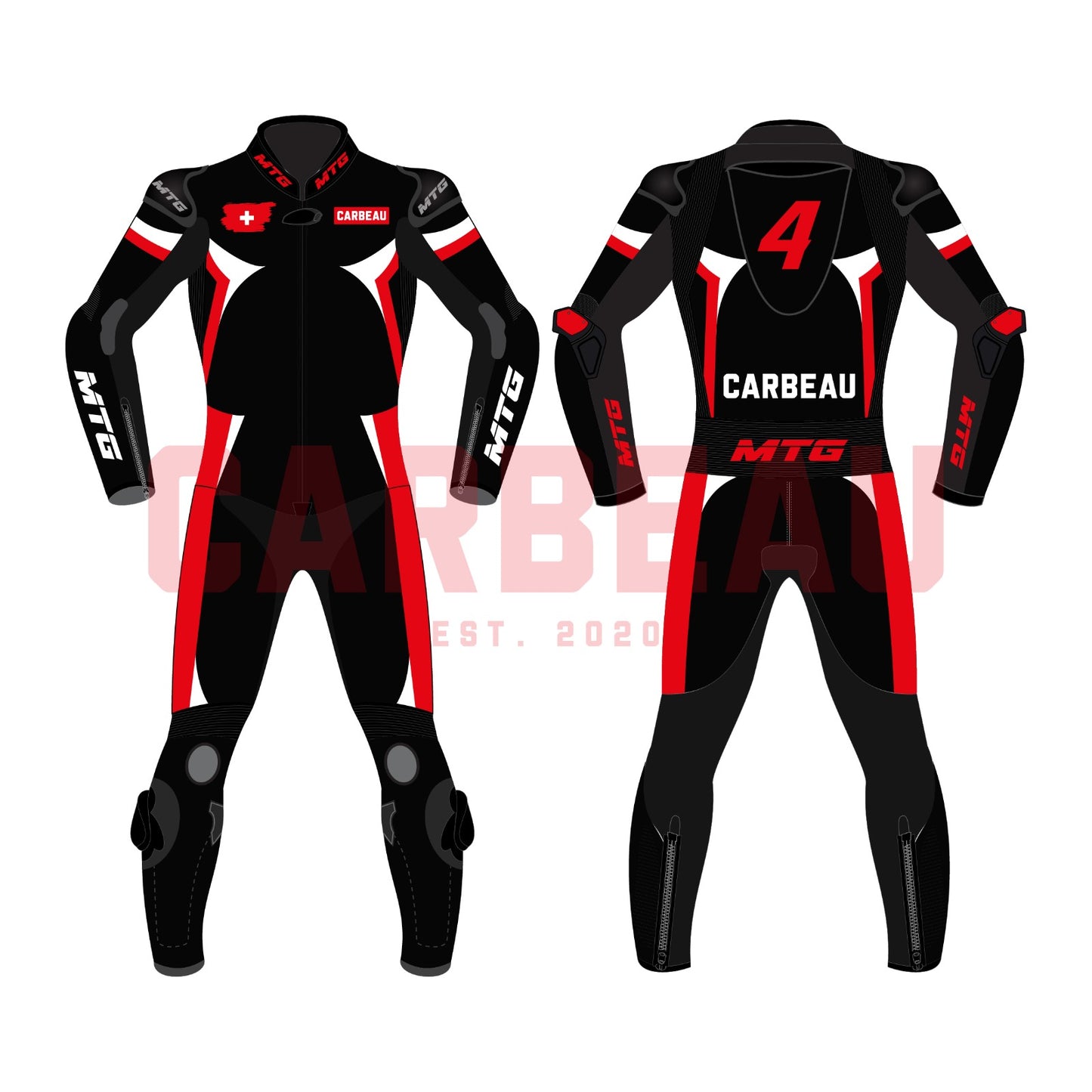 MTG personalisierte Motorrad Lederkombi (1-Teiler & 2-Teiler)